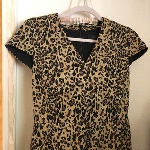 Brand New with Tags size 4 J. Crew leopard dress.